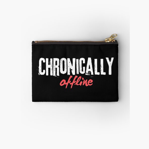 Item preview, Chronically Offline  Offline Is the New Luxury Minimalist Text Design designed and sold by NewRedLady.