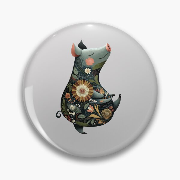 Item preview, Pig Ustrasana – Yoga Heart designed and sold by Pekilot.