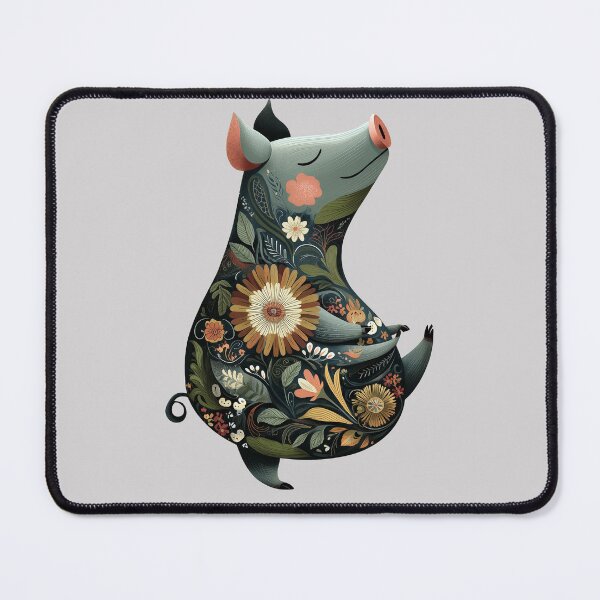 Item preview, Pig Ustrasana – Yoga Heart designed and sold by Pekilot.