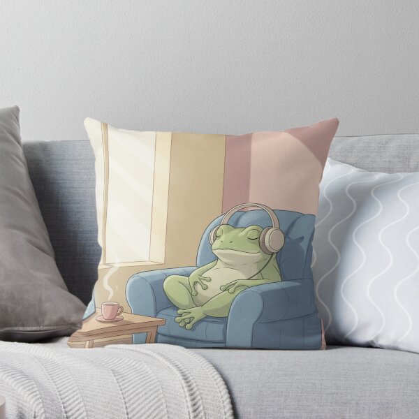 Item preview, Introverted Frog Enjoying the Stillness designed and sold by HeyHas.