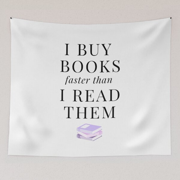 Item preview, I Buy Books Faster Than I Read Them Book Lover Gift Sticker designed and sold by ade-datt.