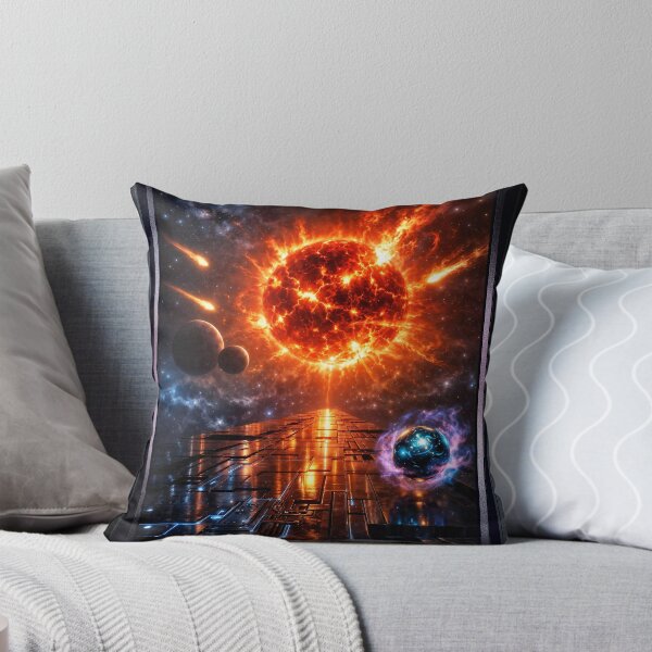 Item preview, Cosmic Convergence Bridge To Ignis Sol AI Astounding Concept Art by Xzendor7 designed and sold by Xzendor7 Digital Art Creations.