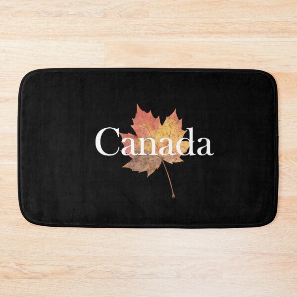 Item preview, Canada W/Fall Maple leaf White on Black sans flag designed and sold by ArtofDissent.