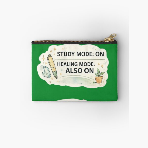 Item preview, Study Mode ON Healing Mode ALSO ON – Balanced Student Life Design designed and sold by Amr Darwish Graphic designer.