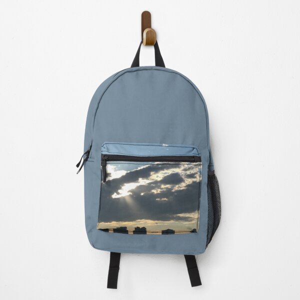 Item preview, NJ Sunset Sky With Clouds Buildings Photo Stickers Prints Posters Wall Art Magnet Home Coffee Cup Decoration TShirt Stationary Notebook Magnet Hat Kitchen Work School Office Redbubble Shop designed and sold by Saritas Boutique Shop.