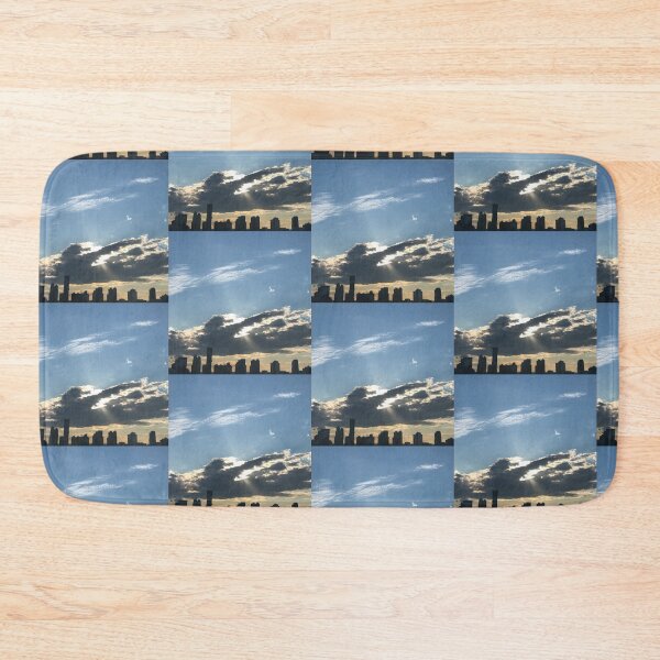 Artikelvorschau, NJ Sonnenuntergang Himmel mit Wolken Gebäude Fotoaufkleber Drucke Poster Wandkunst Magnet Zuhause Kaffeetasse Dekoration T-Shirt Schreibwaren Notizbuch Magnet Hut Küche Arbeit Schule Büro Redbubble Shop entworfen und verkauft von Saritas Boutique Shop.