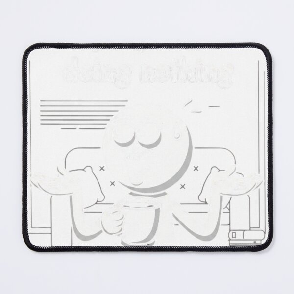 Item preview, Busy Doing Nothing Funny Quote – Coffee Lover Cartoon Design designed and sold by YK SHOP.