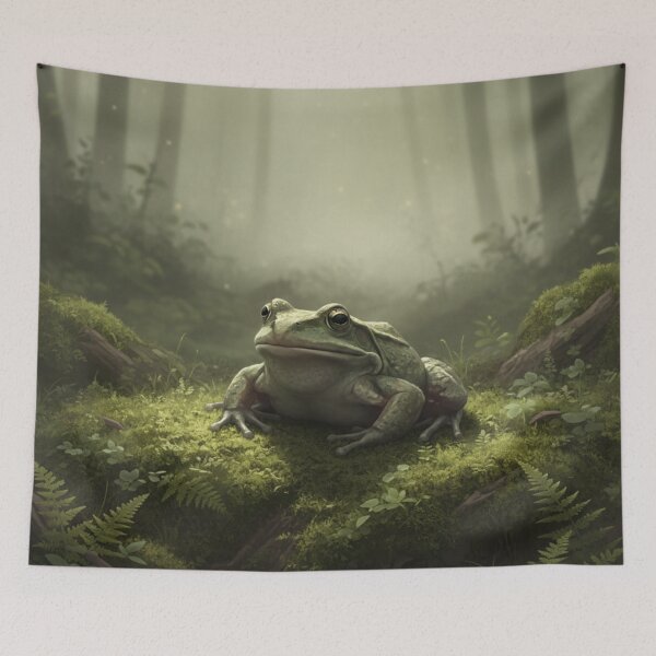 Item preview, Silent Frog in the Forest designed and sold by HeyHas.