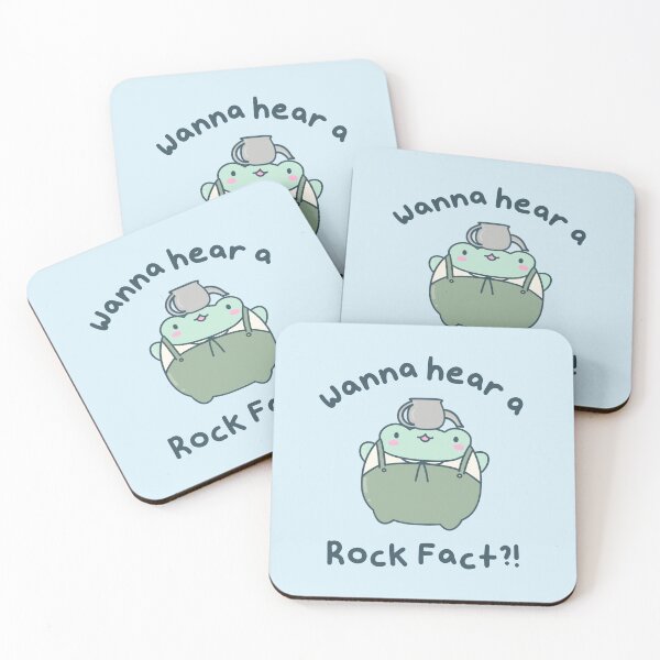 Item preview, Wanna Hear a Rock Fact - Cute Over The Garden Wall Frog designed and sold by ShyHomebodyClub.