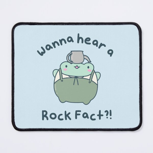 Item preview, Wanna Hear a Rock Fact - Cute Over The Garden Wall Frog designed and sold by ShyHomebodyClub.
