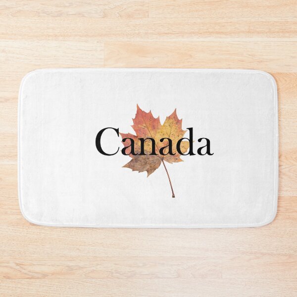 Item preview, Canada W/Fall Maple black on white leaf sans flag designed and sold by ArtofDissent.