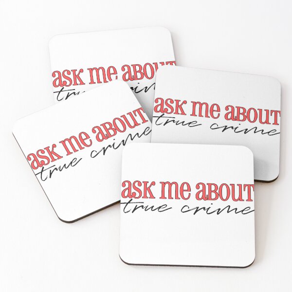 Item preview, true crime sticker— ask me about true crime designed and sold by annagcrow.