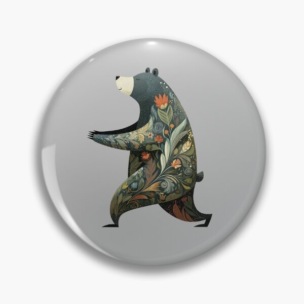 Item preview, Bear Virabhadrasana II – Yoga Power designed and sold by Pekilot.