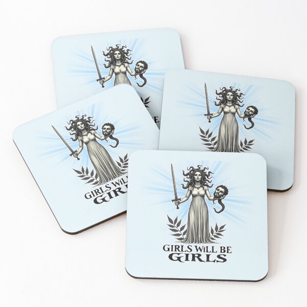 Item preview, Girls Will Be Girls Medusa - Feminist Myth Design designed and sold by PriyaMagic.