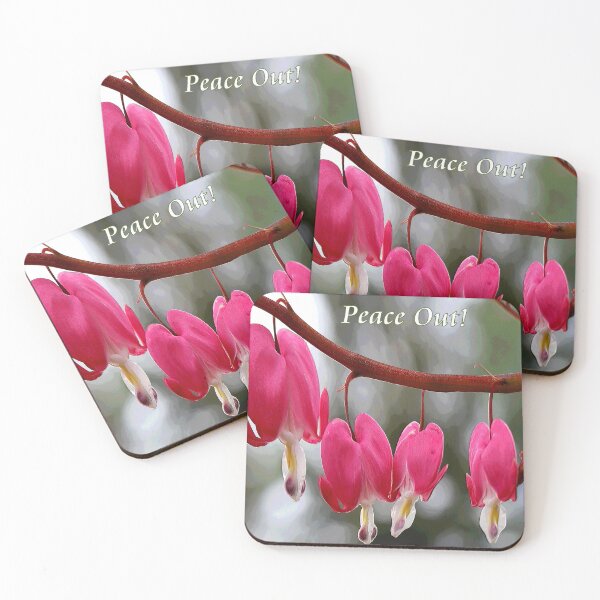 Item preview, Bleeding Hearts in the Spring - Peace Out! designed and sold by BostonArcImage.