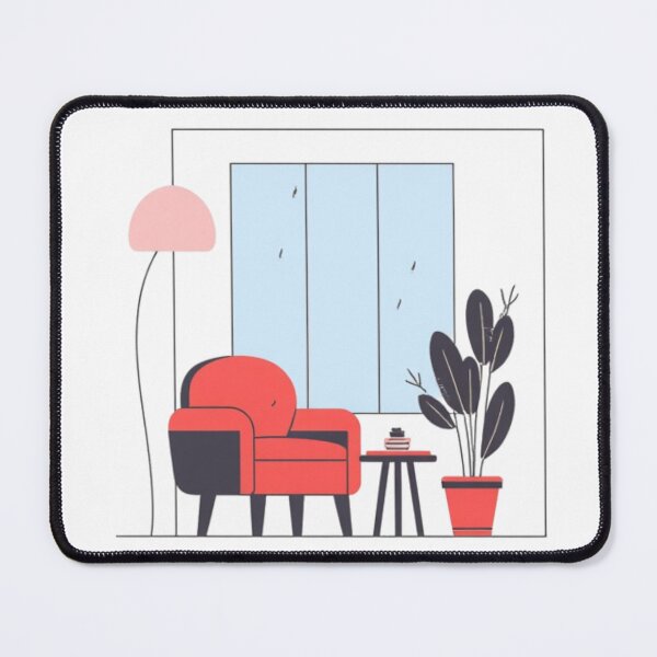 Item preview, Safe Space – Cozy Peaceful Interior Illustration designed and sold by CHILLORA.