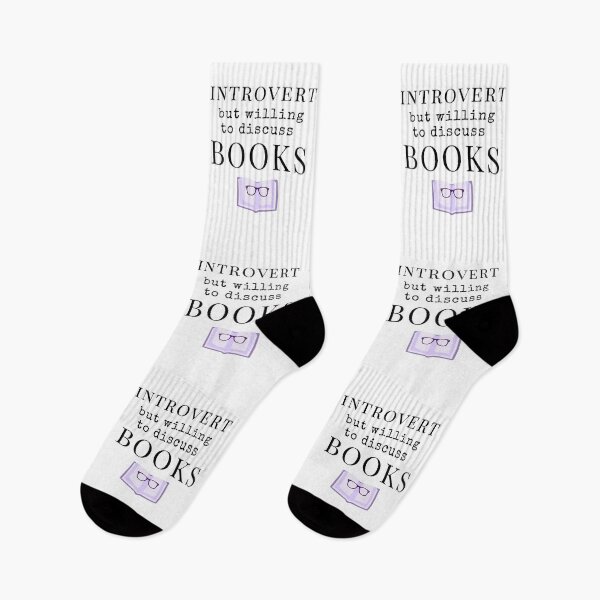 Item preview, Introvert But Willing To Discuss Books Book Lover Gift Sticker designed and sold by ade-datt.