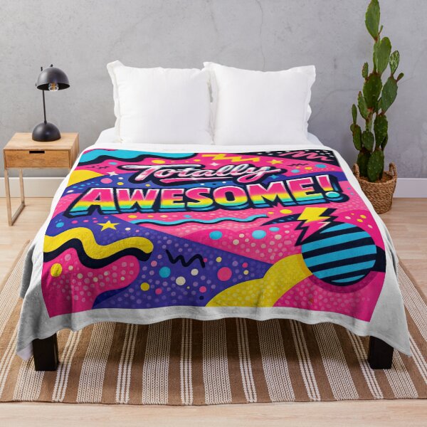 Item preview, Totally Awesome – Retro 80s Energy designed and sold by ForeverPrintsOK.