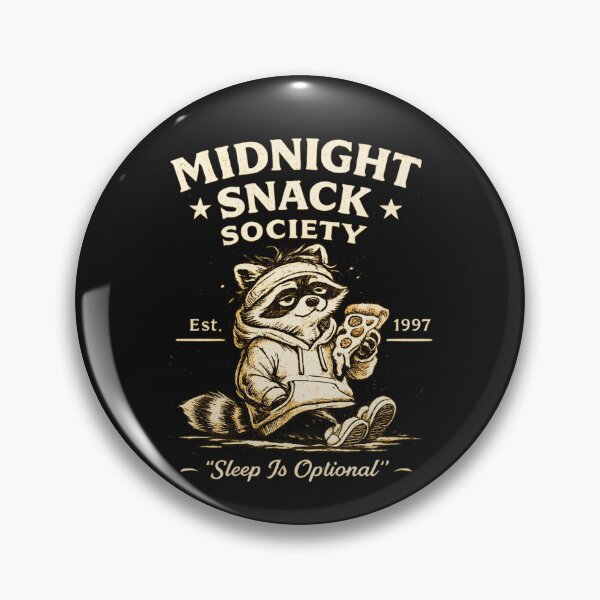 Item preview, Midnight Snack Society Shirt – Funny Late Night Food Raccoon Tee designed and sold by AdicretorDesign.