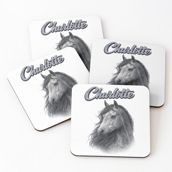 Item preview, Charlotte Horse Zodiac — Freedom, Strength and Grace of the Chinese Horse designed and sold by AlexLineArt.