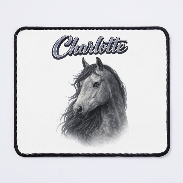 Item preview, Charlotte Horse Zodiac — Freedom, Strength and Grace of the Chinese Horse designed and sold by AlexLineArt.