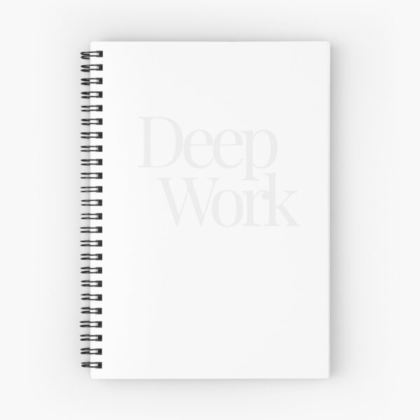 Item preview, Deep Work – Minimalist Focus Productivity Quote designed and sold by CalmMandala.