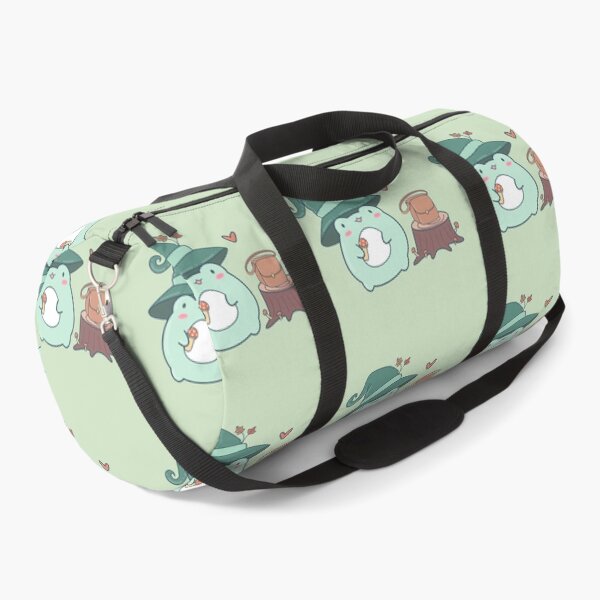 Item preview, Kawaii Frog Foraging for Mushrooms - Woodland Aesthetic designed and sold by ShyHomebodyClub.