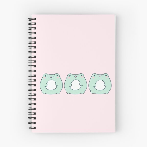 Item preview, Kawaii Frog Trio - Adorable Pastel Froggies designed and sold by ShyHomebodyClub.