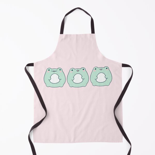 Item preview, Kawaii Frog Trio - Adorable Pastel Froggies designed and sold by ShyHomebodyClub.
