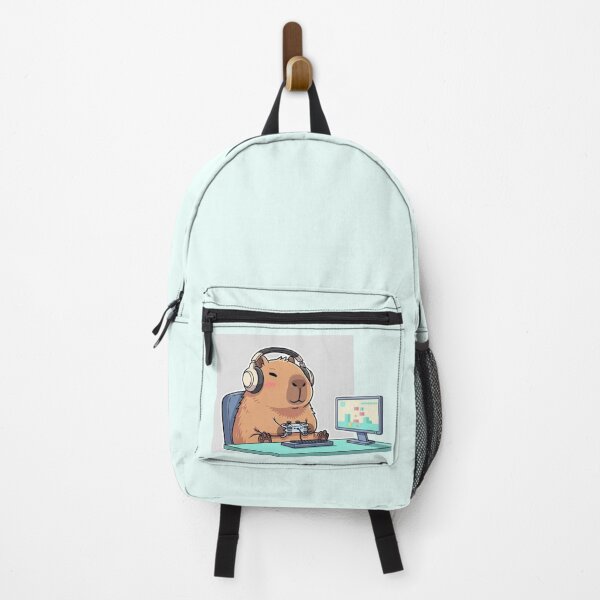 Item preview, Cute Capybara Gamer – Cozy Gaming Vibes designed and sold by soletstudio.