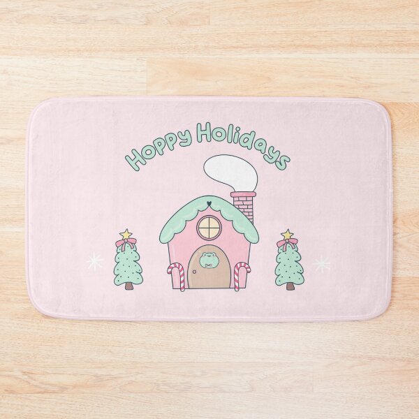 Item preview, Hoppy Holidays Kawaii Frog Gingerbread House designed and sold by ShyHomebodyClub.