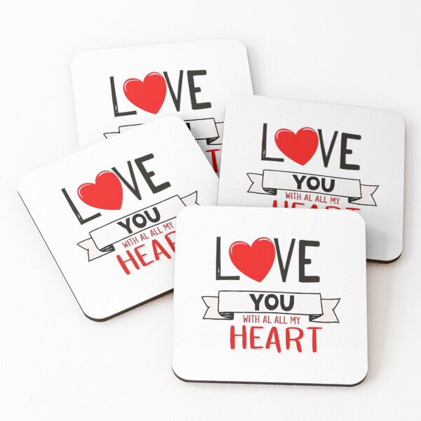 Item preview, LOVE YOU WHIT AL ALL MY HEART designed and sold by Pabhas.