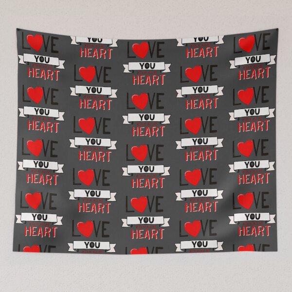 Item preview, LOVE YOU WHIT AL ALL MY HEART designed and sold by Pabhas.
