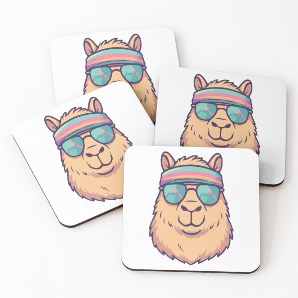 Item preview, No Drama Llama - Retro 80s Cool Vibes designed and sold by RetroRascalStudio.