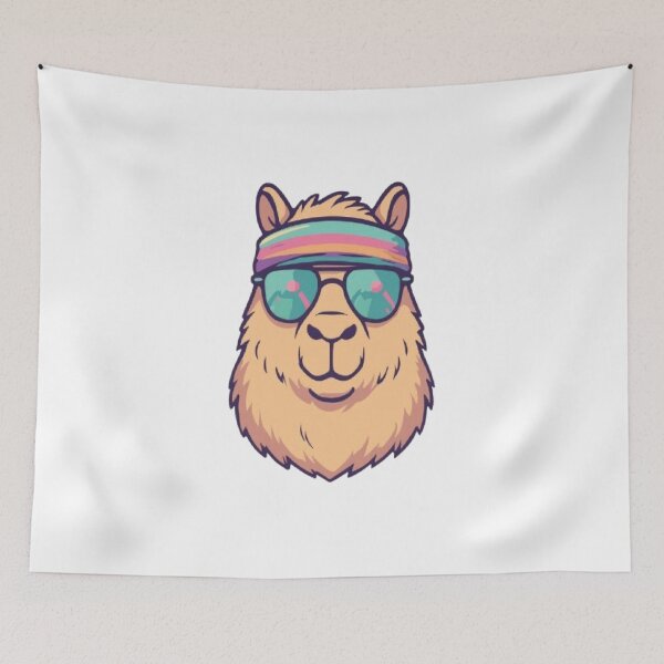Item preview, No Drama Llama - Retro 80s Cool Vibes designed and sold by RetroRascalStudio.
