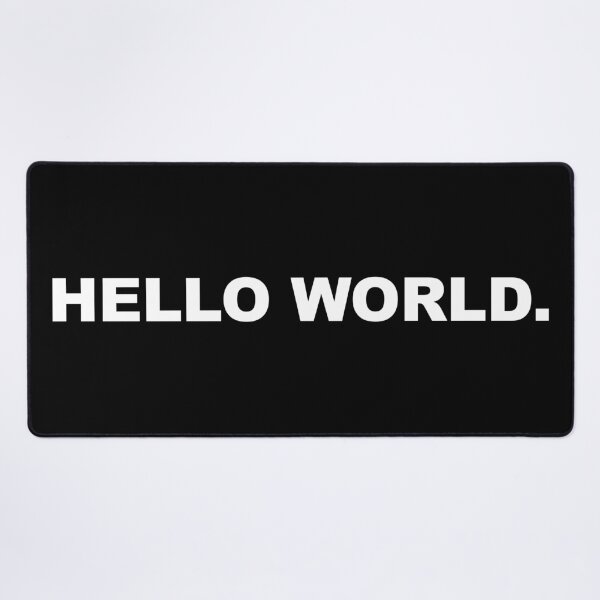 Item preview, Hello World. - Minimalist Typography Design designed and sold by CurlyDude.