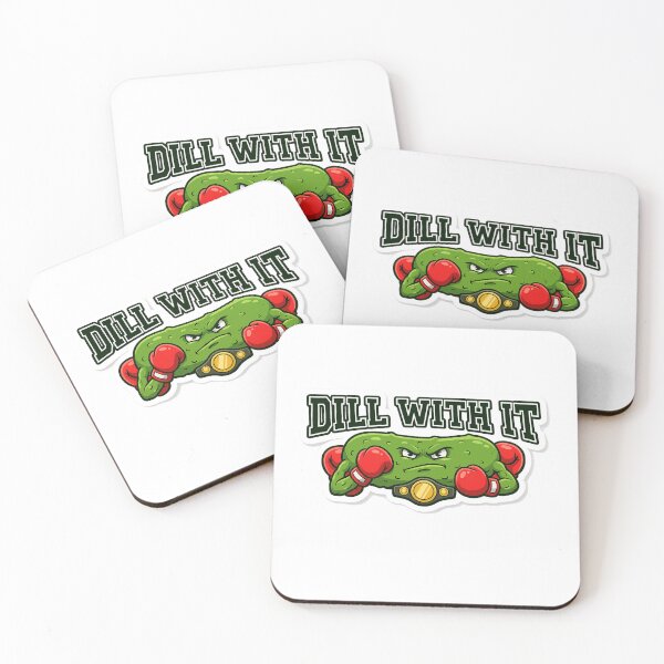 Item preview, "Dill With It" Funny Boxing Pickle Champion Mascot designed and sold by RiotKida.