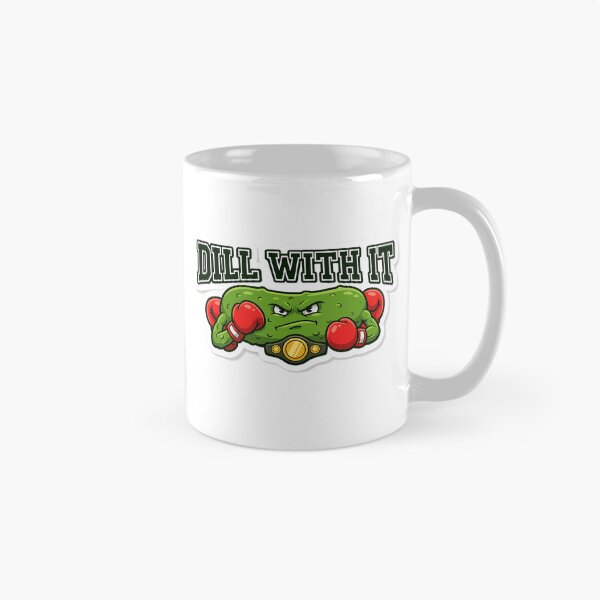 Artikelvorschau, "Dill With It" Lustiges Boxgurken-Champion-Maskottchen entworfen und verkauft von RiotKida.