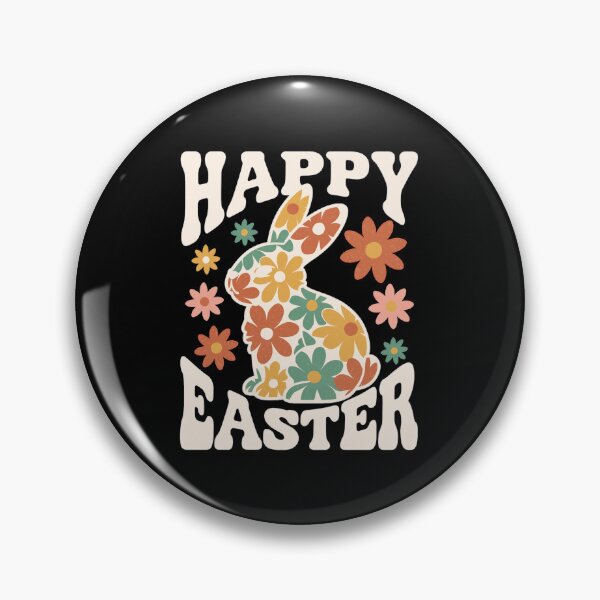 Item preview, Floral Checkerboard Easter Bunny Silhouette designed and sold by SignumShop.
