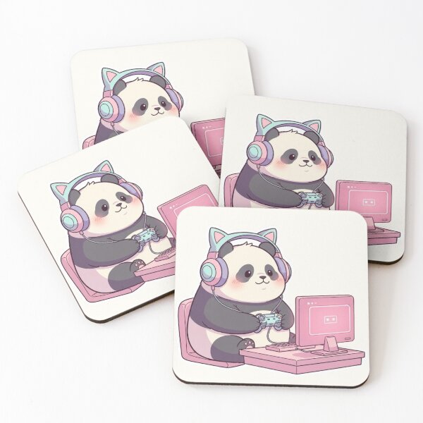 Item preview, Cute Panda Gamer – Cozy Pastel Gaming Aesthetic designed and sold by soletstudio.