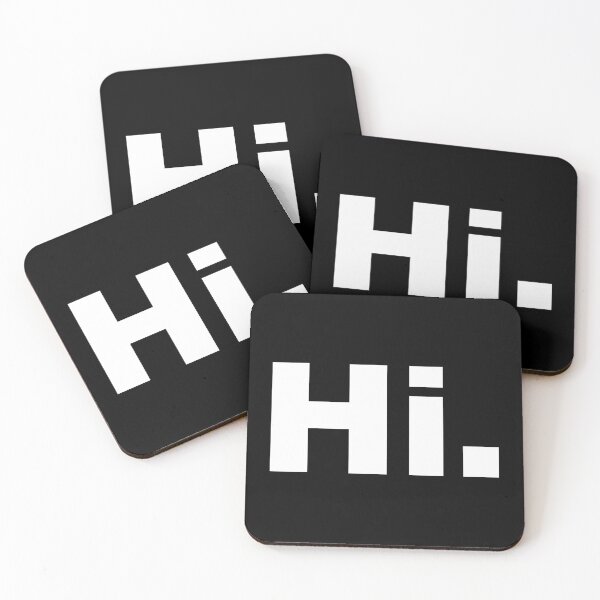 Item preview, Hi. - Minimalist Typography Design designed and sold by CurlyDude.