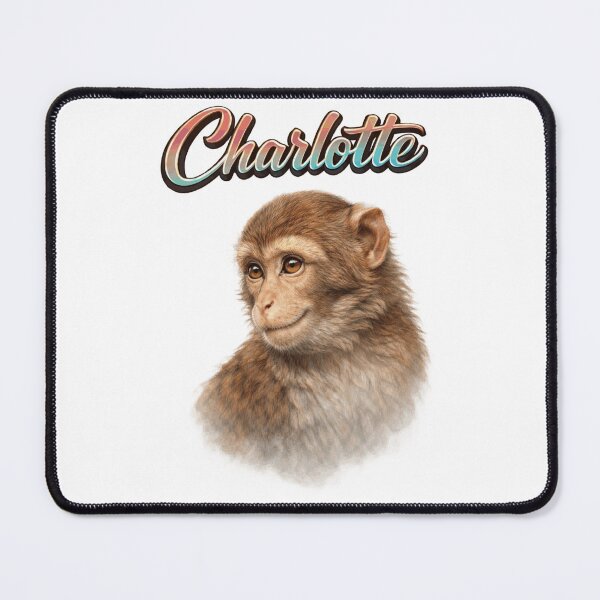Item preview, Charlotte Monkey Zodiac — Intelligence, Playfulness and Clever Spirit of the Chinese Monkey designed and sold by AlexLineArt.