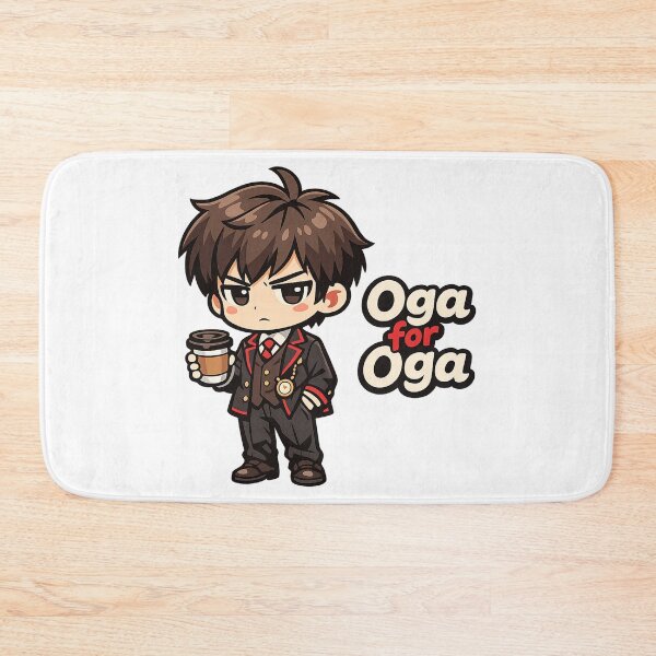 Item preview, Oga for Oga Funny Meme – Cute Chibi Coffee Boss Energy designed and sold by inaveed.