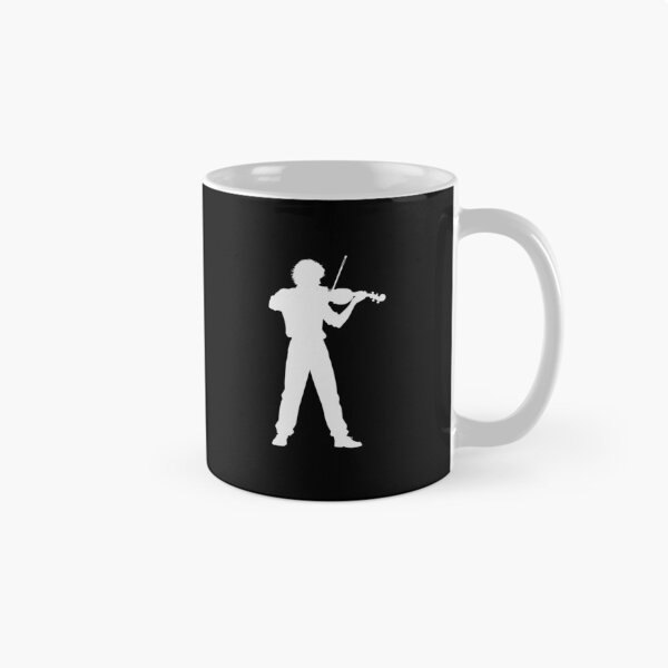 Item preview, Violinist Silhouette – Minimal Music Art designed and sold by BrushRushX.