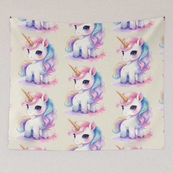 Item preview, Unicorn in delicate pastel colors designed and sold by LiskoDesign.