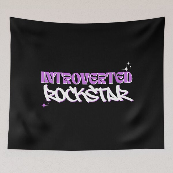 Item preview, Introverted Rockstar | Purple Y2K Graffiti Aesthetic designed and sold by JB-designstudio.