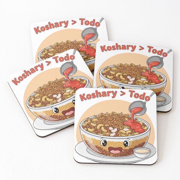 Item preview, Koshary Greater Than Everything – Funny Food Cartoon Design designed and sold by YK SHOP.