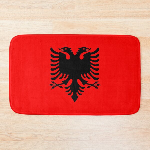 Item preview, Classic Albania National Flag - Red and Black Eagle Pride designed and sold by NTGUILTY.