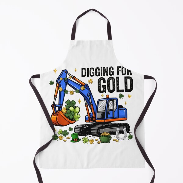 Item preview, Digging My Luck St Patrick's Day Truck designed and sold by Thread&Fable.