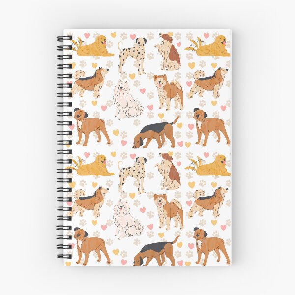 Item preview, Cute Dogs and Hearts Pattern  designed and sold by ice-apparel.